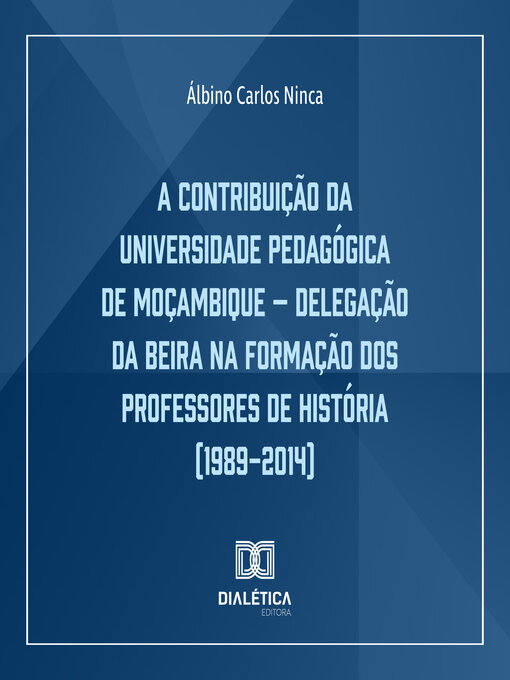 Cover image for A Contribuição da Universidade Pedagógica de Moçambique